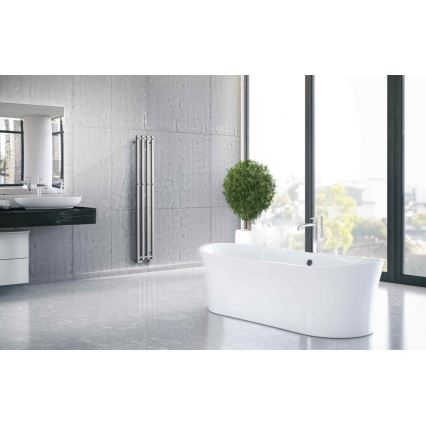 P.M.H. PX2C/4 - Kúpeľňový rebríkový radiátor PLUTO X 350W 150 cm lesklý chróm