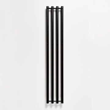 P.M.H. R2B - Kúpeľňový rebríkový radiátor ROSENDAL 350W 150 cm čierny