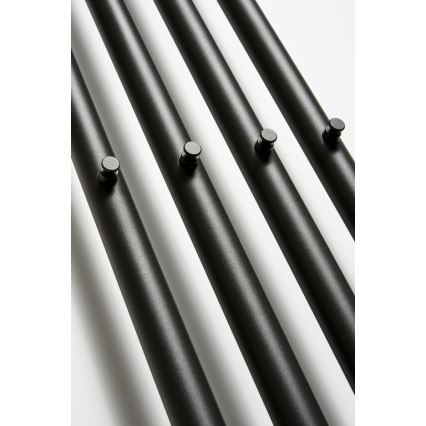 P.M.H. R2B - Kúpeľňový rebríkový radiátor ROSENDAL 350W 150 cm čierny