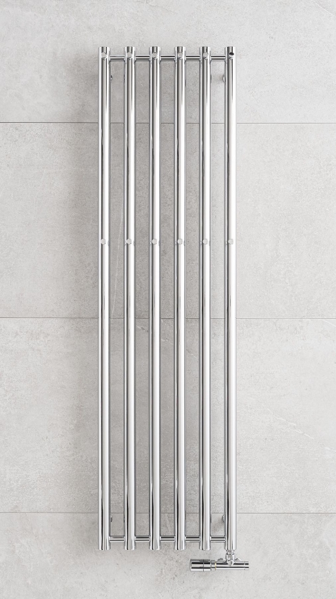 P.M.H. R2C/6 - Kúpeľňový rebríkový radiátor ROSENDAL 525 W 150 cm lesklý chróm