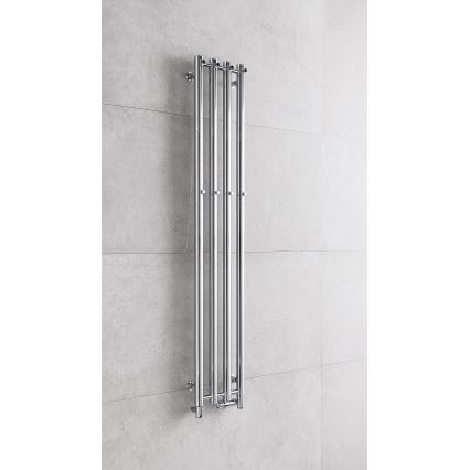 P.M.H. R2C - Kúpeľňový rebríkový radiátor ROSENDAL 350W 150 cm lesklý chróm
