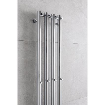 P.M.H. R2C - Kúpeľňový rebríkový radiátor ROSENDAL 350W 150 cm lesklý chróm