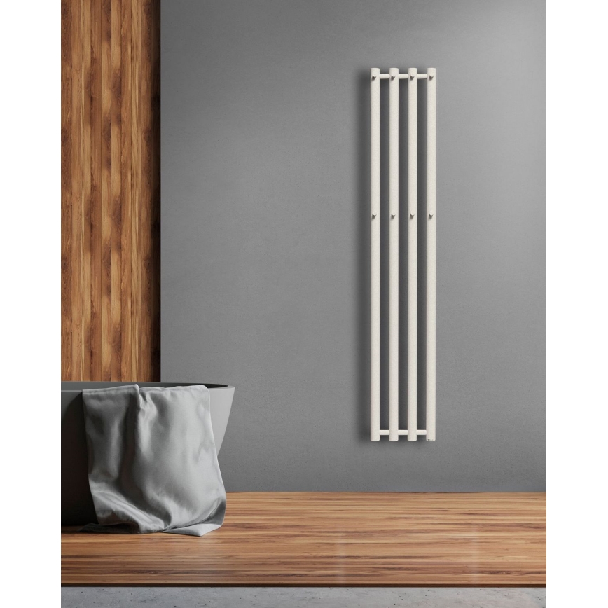 P.M.H. R2W - rebríkový kúpeľňový radiátor ROSENDAL, 350 W, 150 cm, biely