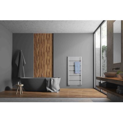 P.M.H. SN4W - Kúpeľňový rebríkový radiátor SORANO 470W 121 cm biela