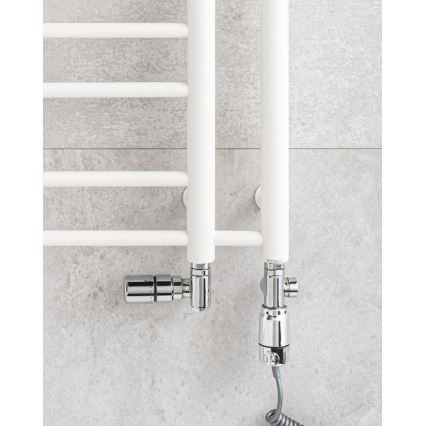 P.M.H. T2W-L - Kúpeľňový rebríkový radiátor THEIA 352W 154 cm ľavý/biely