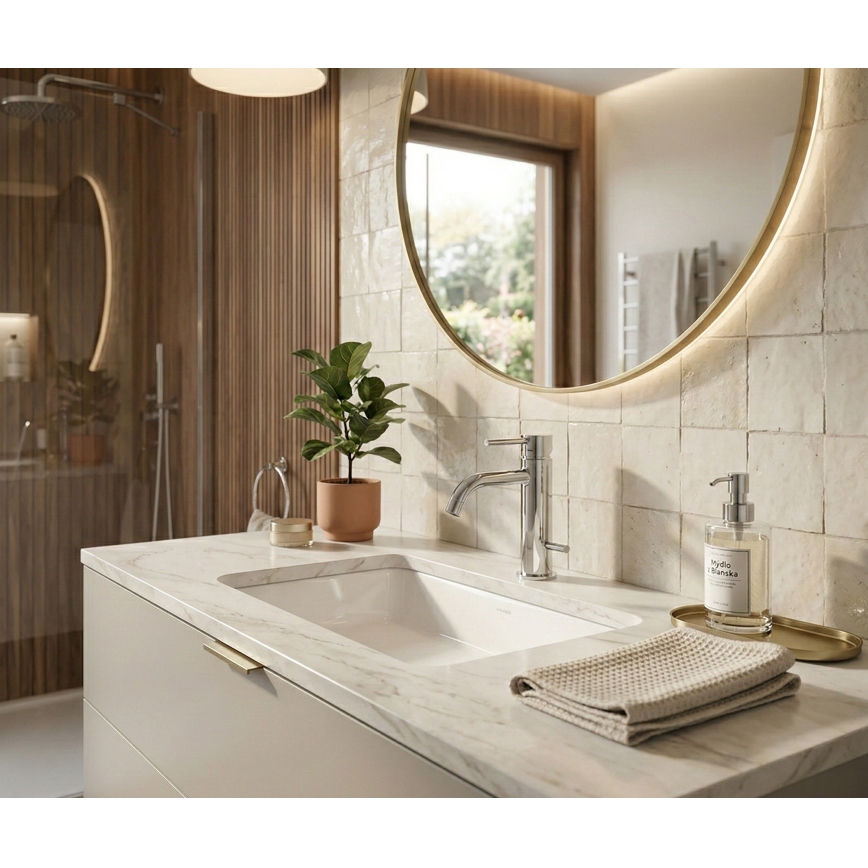 Paffoni - Batéria na umývadlo LIGHT s odtokovou súpravou, lesklý chróm