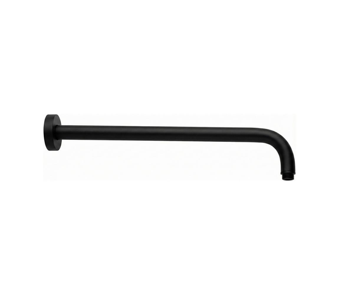 Paffoni - Okrúhle sprchové rameno 40 cm čierne ZSOF034NO