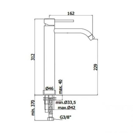 Paffoni - Umývadlová batéria LIGHT EXCLUSIVE kartáčované zlato
