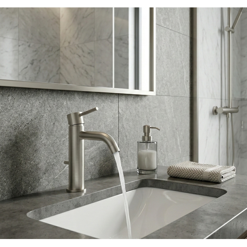 Paffoni - Umývadlová batéria LIGHT nerez