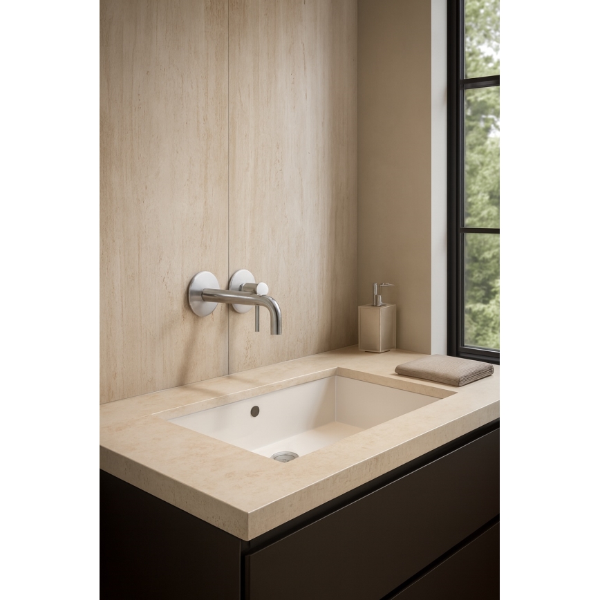 Paffoni - Umývadlová batéria pre podomietkovú inštaláciu LIGHT, nerez