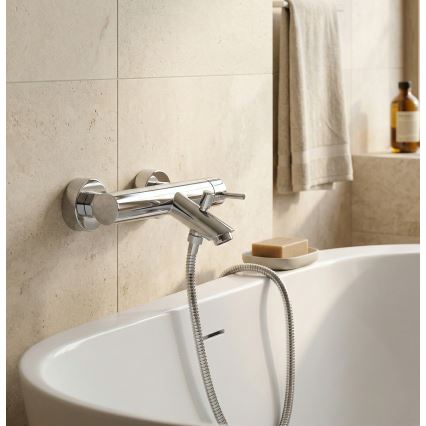 Paffoni - Vaňová batéria LIGHT, lesklý chróm