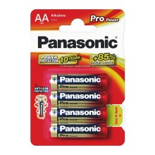 Panasonic LR6 PPG - 4ks alkalická batéria AA Pro Power 1,5V