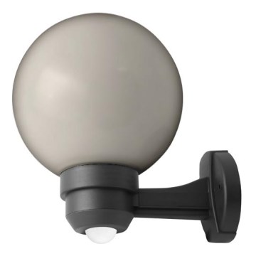Panlux ZOK-S-20/C - Vonkajšie nástenné svietidlo s čidlom PARK S 1xE27/60W/230V Panlux ZOK-S-20/C - Vonkajšie nástenné svietidlo s čidlom PARK S 1xE27/60W/230V