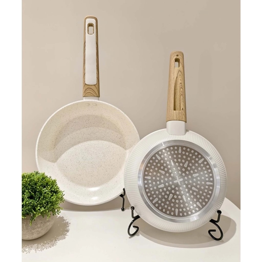 Panvica BIANCO 24 cm krémová/hnedá