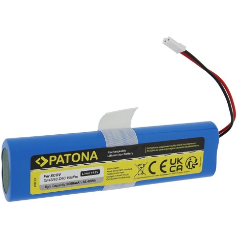 PATONA - Batéria Ecovacs Deebot DF45/iLife V50/V5s/V8s 2600mAh Li-lon 14,8V