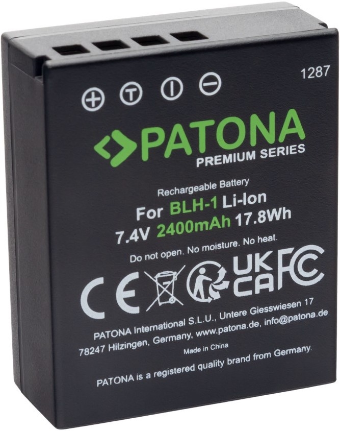 PATONA - Batéria Olympus BLH-1 2400mAh Li-Ion Premium Dekódovaná