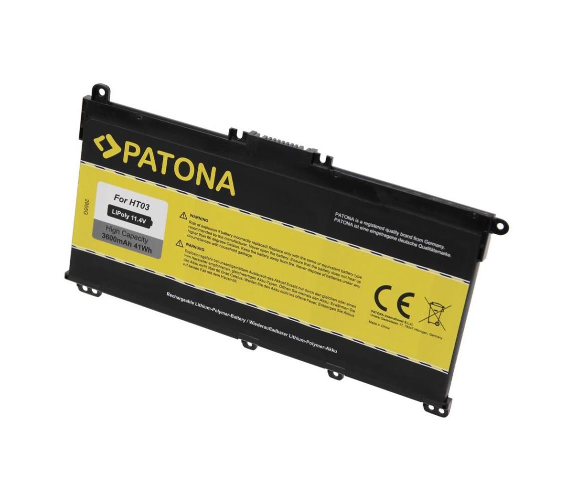 PATONA - Batéria pre HP Pavilion X360 14-BA, 3400 mAh Li-Pol 11,55 V BK03 / BK03XL PT2855