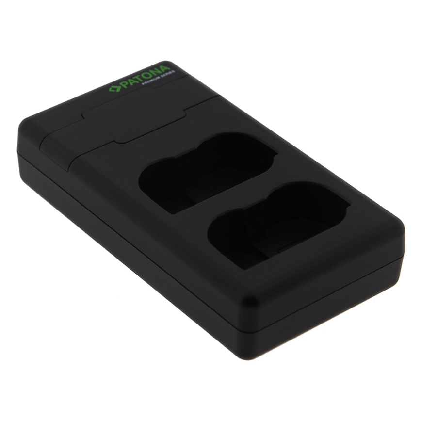 PATONA - Rýchlonabíjačka Dual Nikon EN-EL15/EN-EL15C + kábel USB-C 0,6m