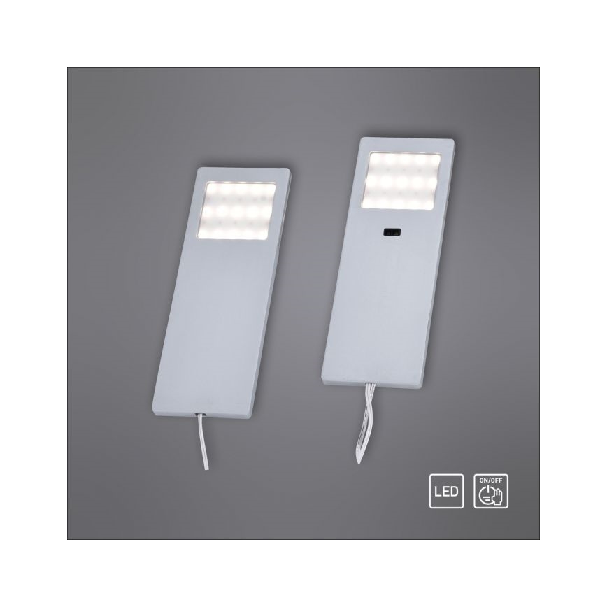 Paul Neuhaus 1121-95-2 - SADA 2x LED Osvetlenie nábytku so senzorom HELENA LED/2W/230V
