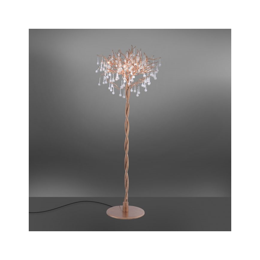 Paul Neuhaus 232-11 - Stojacia lampa ICICLE 5xG9/40W/230V medená
