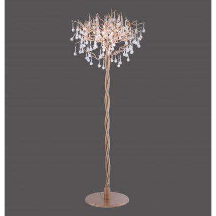Paul Neuhaus 232-11 - Stojacia lampa ICICLE 5xG9/40W/230V medená