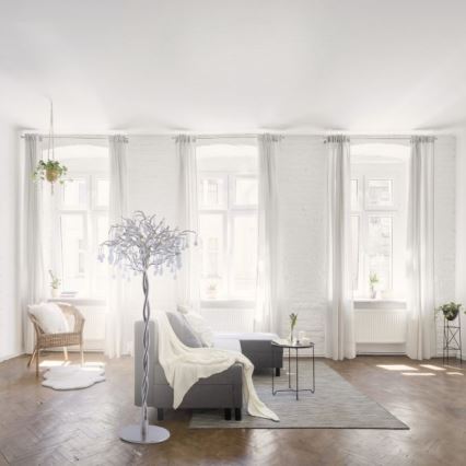 Paul Neuhaus 232-55 - Stojacia lampa ICICLE 5xG9/40W230V lesklý chróm