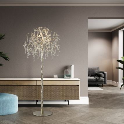 Paul Neuhaus 232-55 - Stojacia lampa ICICLE 5xG9/40W230V lesklý chróm
