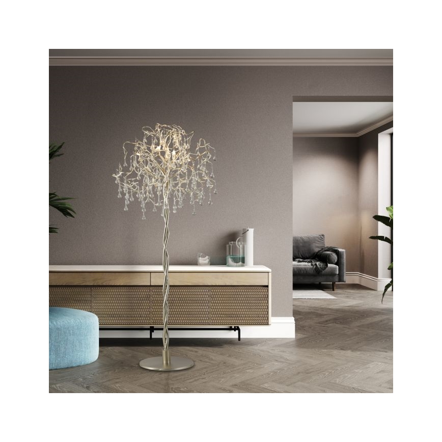 Paul Neuhaus 232-55 - Stojacia lampa ICICLE 5xG9/40W230V lesklý chróm