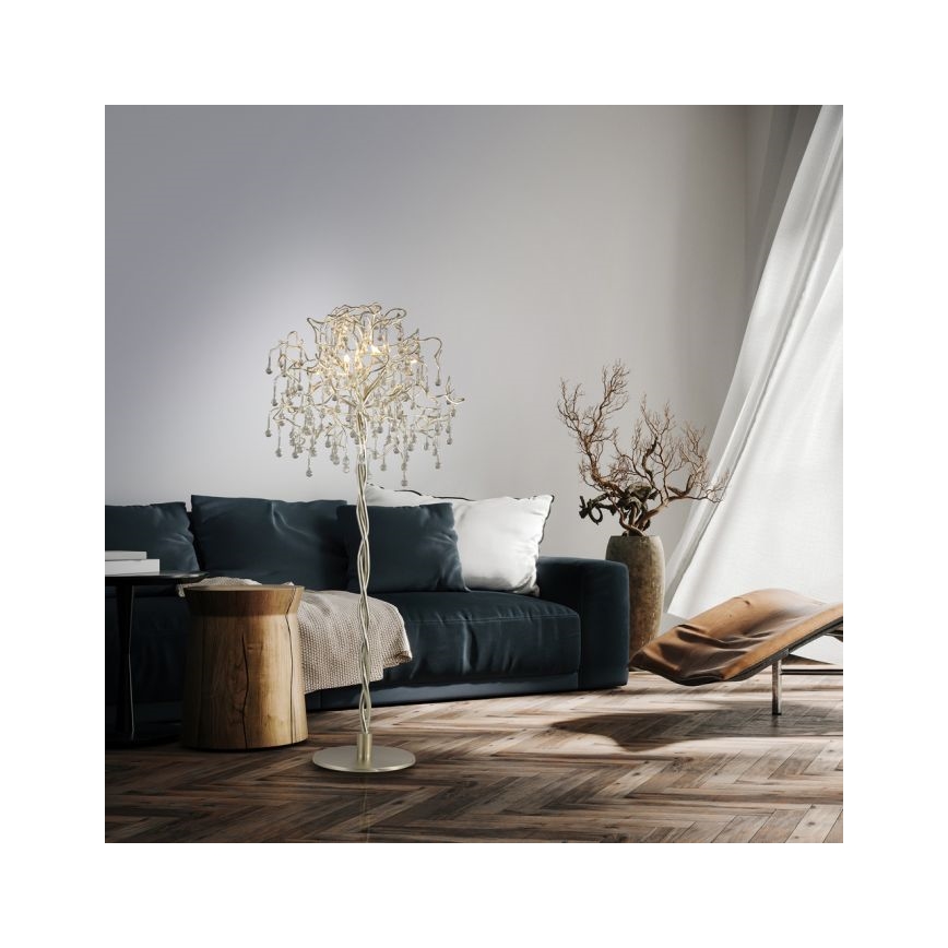 Paul Neuhaus 232-55 - Stojacia lampa ICICLE 5xG9/40W230V lesklý chróm