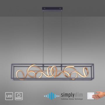 Paul Neuhaus 2416-18 - LED Stmievateľný luster na lanku SELINA 4xLED/10,2W/230V