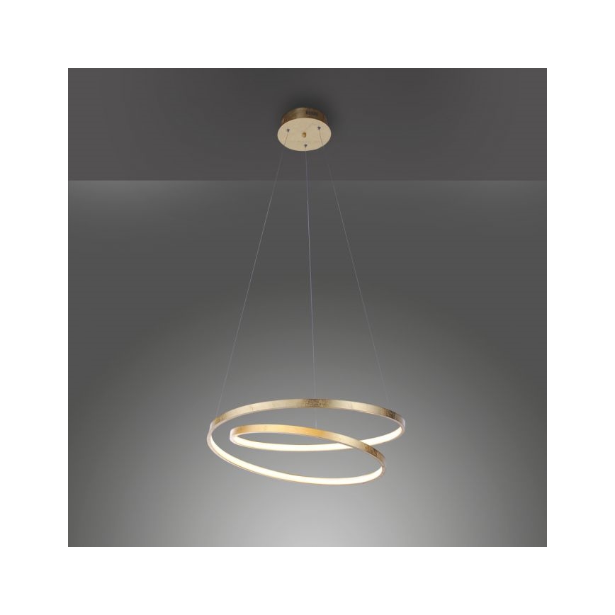 Paul Neuhaus 2472-12 - LED Stmievateľný luster na lanku ROMAN LED/30W/230V zlatá