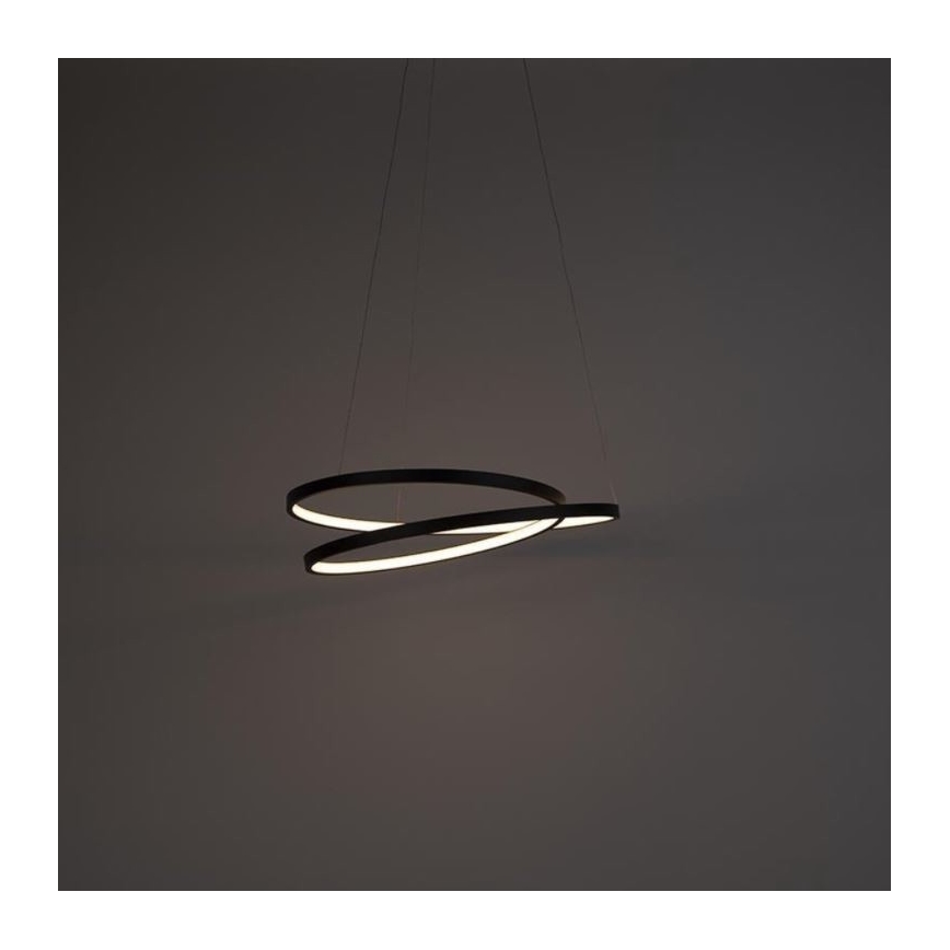 Paul Neuhaus 2472-18 - LED Stmievateľný luster na lanku ROMAN LED/30W/230V čierna