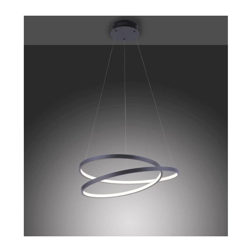 Paul Neuhaus 2472-18 - LED Stmievateľný luster na lanku ROMAN LED/30W/230V čierna