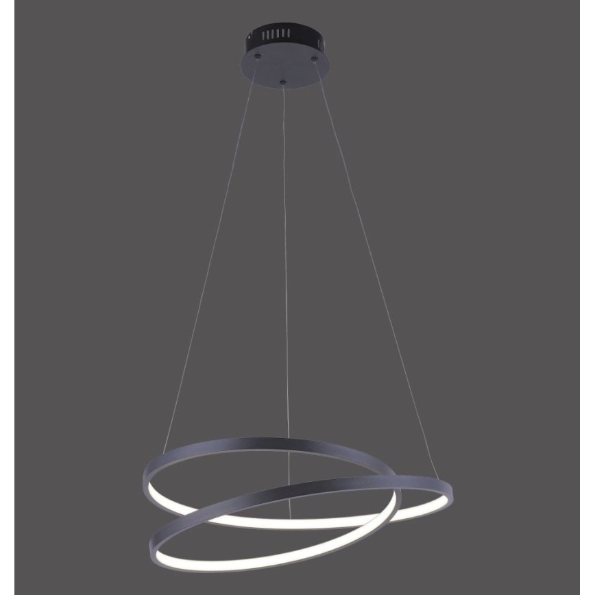 Paul Neuhaus 2472-18 - LED Stmievateľný luster na lanku ROMAN LED/30W/230V čierna