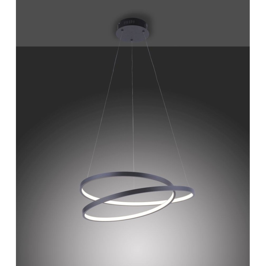 Paul Neuhaus 2472-18 - LED Stmievateľný luster na lanku ROMAN LED/30W/230V čierna