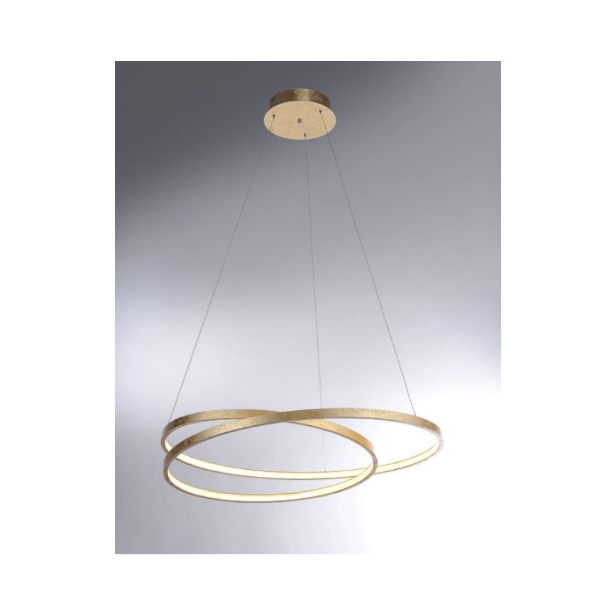 Paul Neuhaus 2474-12 - LED Stmievateľný luster na lanku ROMAN LED/40W/230V zlatá