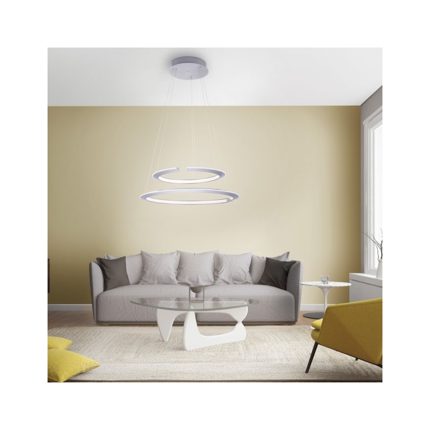 Paul Neuhaus 2491-55 - LED Stmievateľný luster na lanku ALESSA 2xLED/26W/230V + diaľkové ovládanie