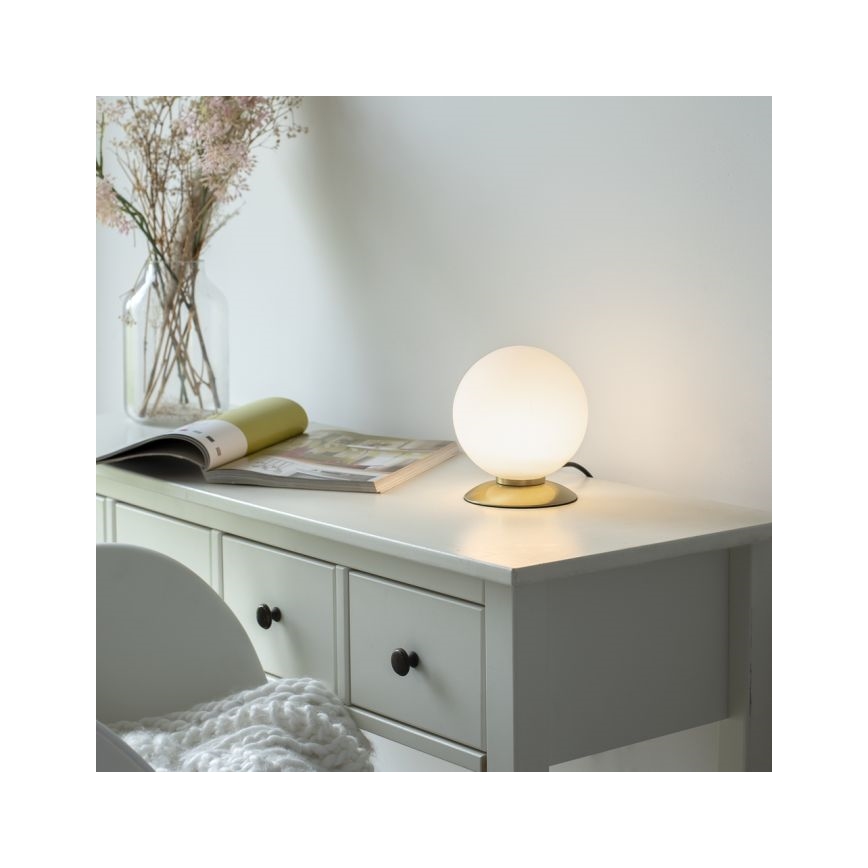 Paul Neuhaus 4013-60 - LED Stmievateľná dotyková stolná lampa BUBBA 1xG9/3W/230V zlatá