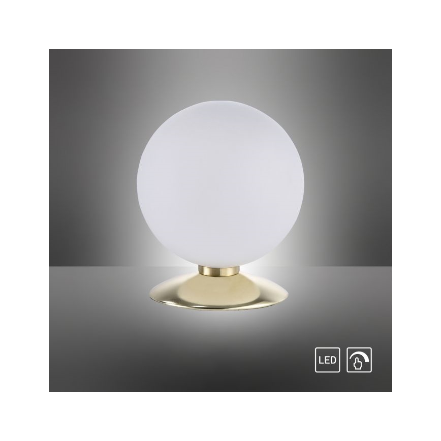 Paul Neuhaus 4013-60 - LED Stmievateľná dotyková stolná lampa BUBBA 1xG9/3W/230V zlatá