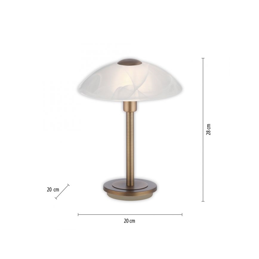 Paul Neuhaus 4026-11 - LED Stmievateľná dotyková stolná lampa ENOVA 1xG9/2,6W/230V
