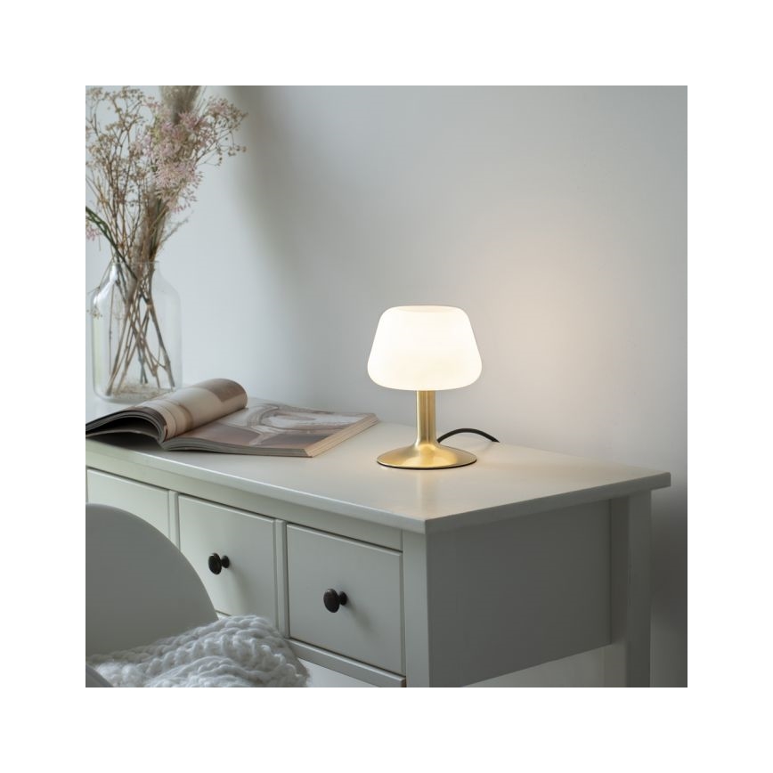 Paul Neuhaus 4078-60 - LED Stmievateľná dotyková stolná lampa TILL 1xG9/3W/230V mosadz