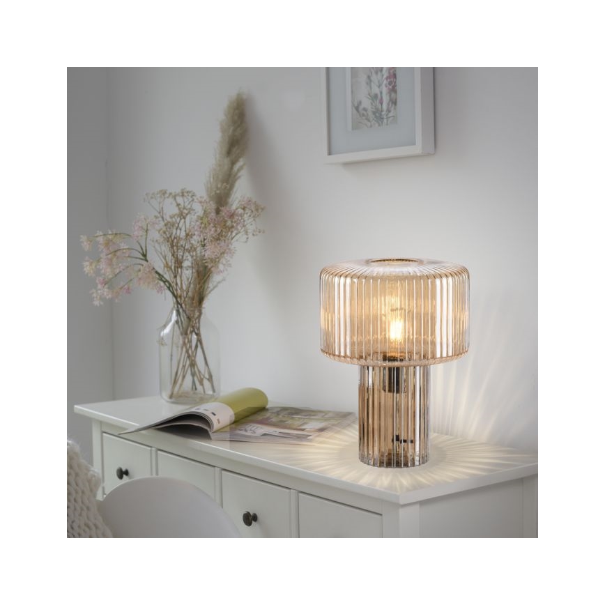 Paul Neuhaus 4092-27 - Stolná lampa FUNGUS 1xE27/10W/230V béžová