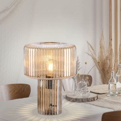 Paul Neuhaus 4092-27 - Stolná lampa FUNGUS 1xE27/10W/230V béžová