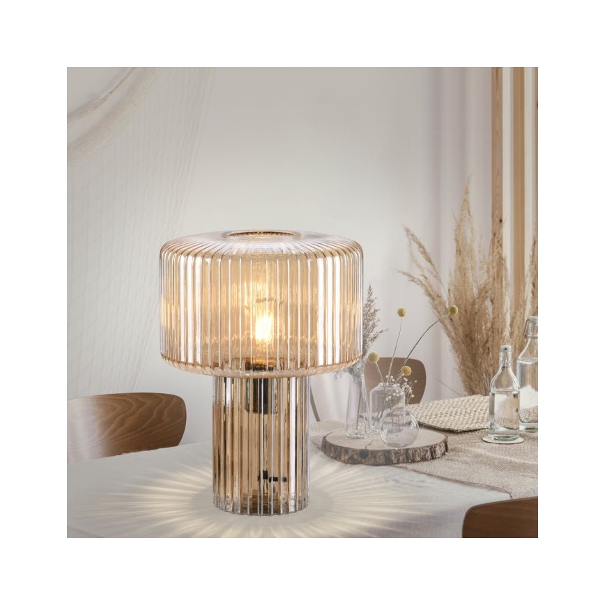 Paul Neuhaus 4092-27 - Stolná lampa FUNGUS 1xE27/10W/230V béžová