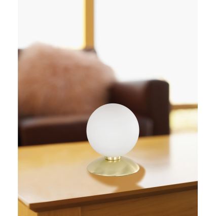 Paul Neuhaus 4437-60 - LED Stmievateľná dotyková stolná lampa BUBBA 1xG9/28W/230V zlatá