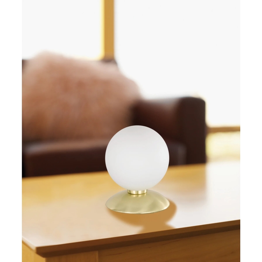 Paul Neuhaus 4437-60 - LED Stmievateľná dotyková stolná lampa BUBBA 1xG9/28W/230V zlatá