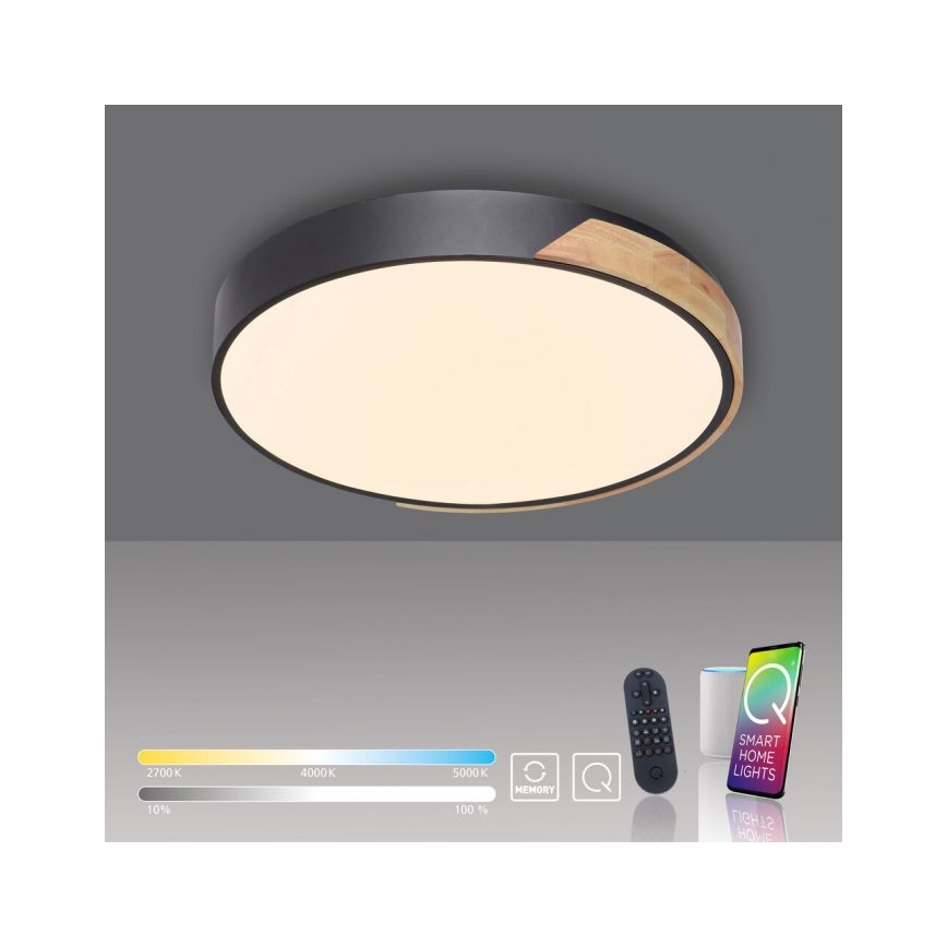 Paul Neuhaus 6071-18 - LED Stmievateľné stropné svietidlo Q-PIATO LED/35W/230V pr. 51 cm 2700-5000K Wi-Fi + diaľkové ovládanie