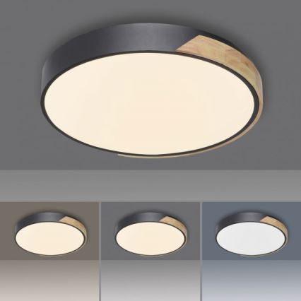 Paul Neuhaus 6071-18 - LED Stmievateľné stropné svietidlo Q-PIATO LED/35W/230V pr. 51 cm 2700-5000K Wi-Fi + diaľkové ovládanie