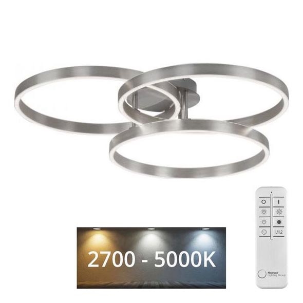 Paul Neuhaus 6233-55 - LED Stmievateľné stropné svietidlo PAAN LED/45,5W/230V 2700-5000K + diaľkové ovládanie