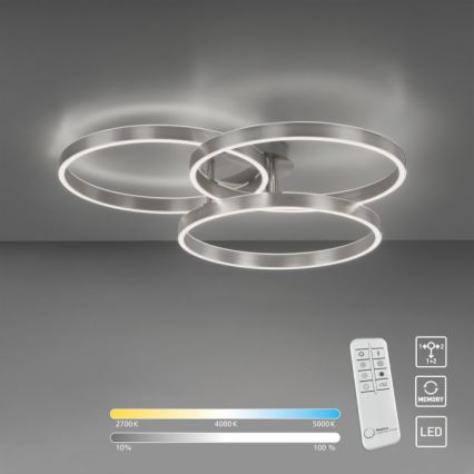 Paul Neuhaus 6233-55 - LED Stmievateľné stropné svietidlo PAAN LED/45,5W/230V 2700-5000K + diaľkové ovládanie